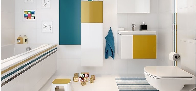 Сила цвета. Современные тенденции в дизайне интерьеров ванных комнат.